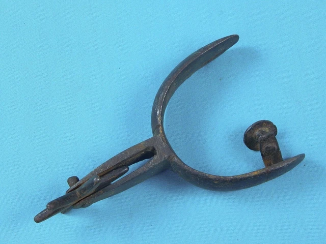 Antique Old Single Cowboy Western Americana Mexican Spur Spurs 10