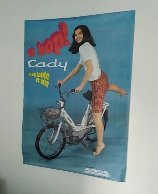 Superbe Affiche Motobecane Motoconfort Cady