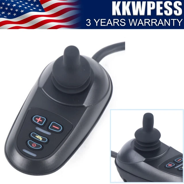 Joystick controlador eléctrico para silla de ruedas parte comando joystick de 6 teclas