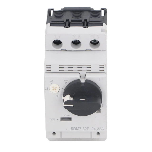 GV2P32 Motor Circuit Breaker – Manual Starter & Protector, 24-32A Adjustable Thermal Overcurrent, Rotary Knob Control 3 thumbnail image