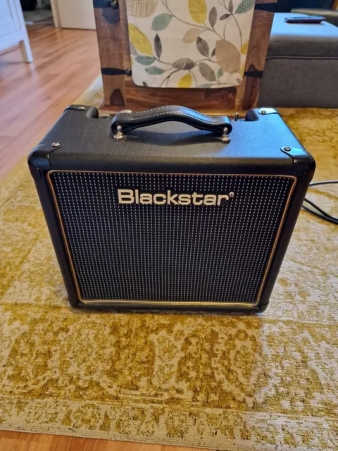 Blackstar HT-1R 1-Watt 1x8" Tube Guitar Amp With Reverb 2-Channel Valve Black