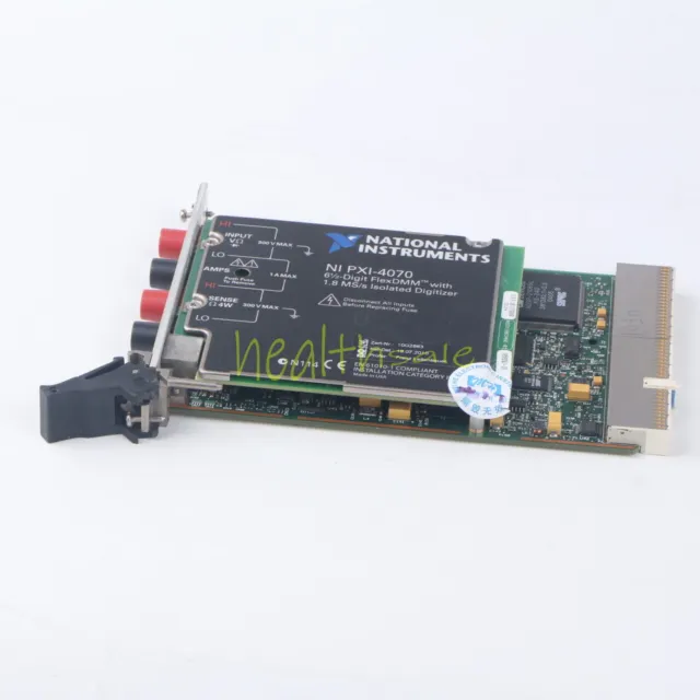 ONE National Instruments NI PXI-4070 Digital Multimeter Card 6-1/2 DMM Used 5