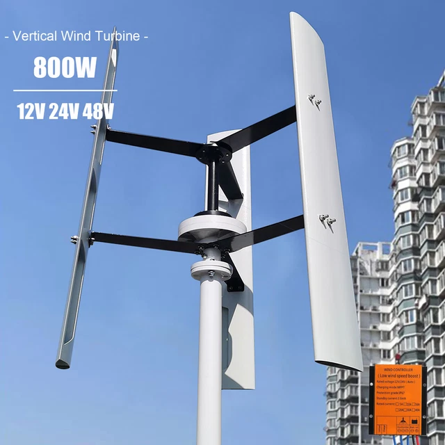 Generatore eolico ad asse verticale 2KW per tetto Generatore eolico ad asse verticale 2KW per tetto