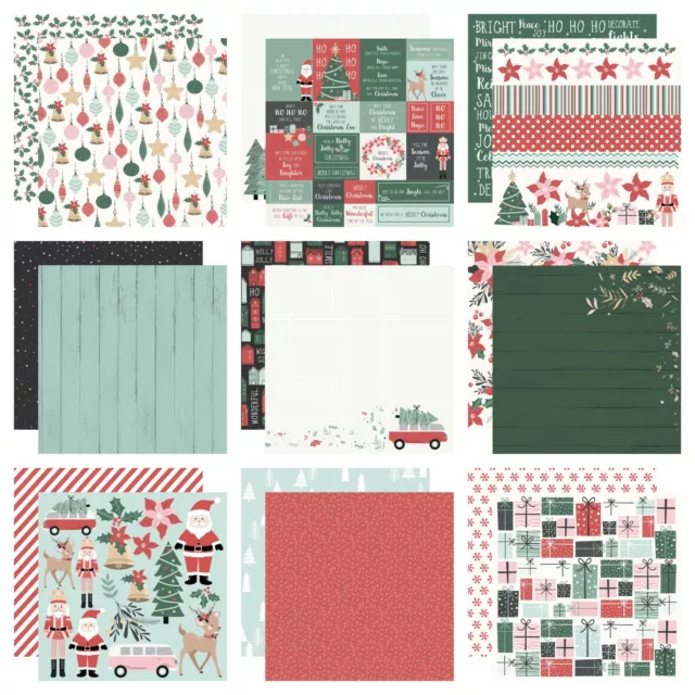 Kaisercraft Peppermint Kisses 12x12" - Double Sided Christmas Scrapbooking Paper