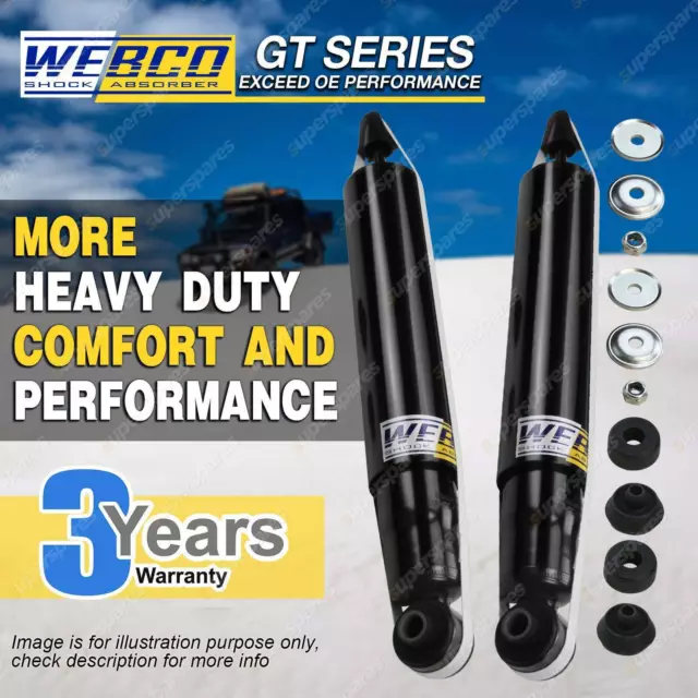 Rear Webco HD Shock Absorbers for HOLDEN COMMODORE UTE VU VY I II VZ Ute Std Low