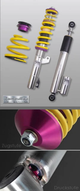 Kw Coilovers Clubsport 2fach Con Cuscinetto di Supporto Adatta per BMW 2er