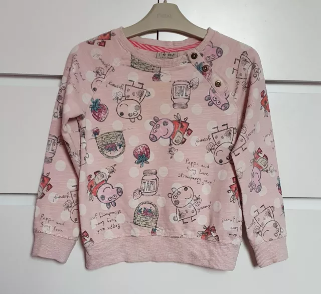 NEXT___PEPPA PIG pink sweatshirt jumper girl age 5-6 yrs