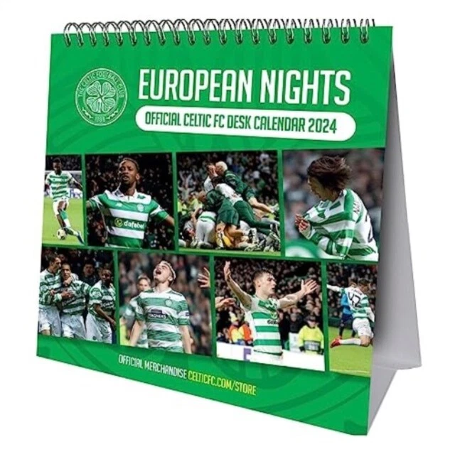 CELTIC FC CALENDARIO desktop 2025 Nuovo calendario E300z EUR 10,95