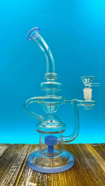 11 Smoking Hookah Glass Water Pipe Bong Bubbler Percolator Bongs w/ 14mm  Bowl