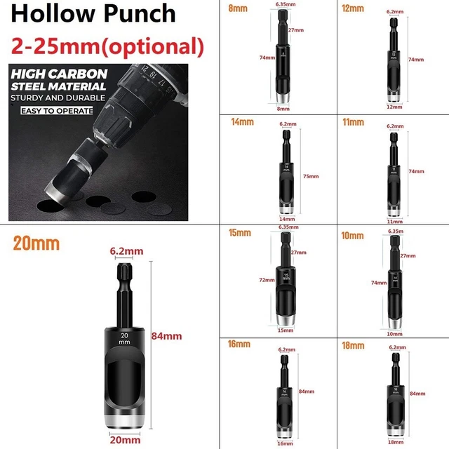 10mm - 40mm Ovale Occhiello Setter Attrezzo Incudine Foro Punzone Kit 50 Metallo