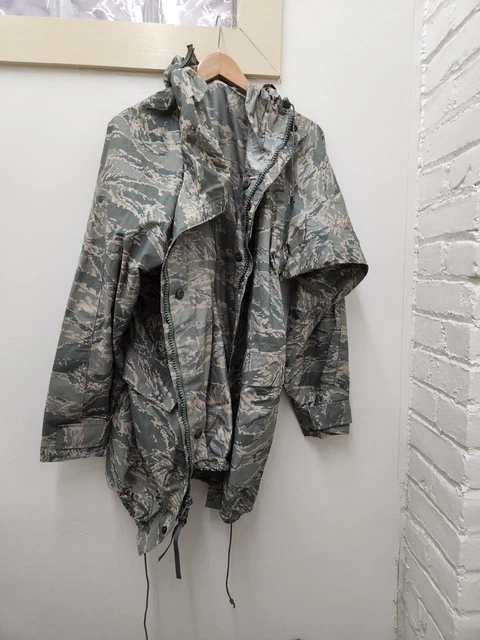Military Issued USAF Tiger Stripe Improved Rainsuit Parka-MR Military Issued USAF Tiger Stripe Improved Rainsuit Parka-MR