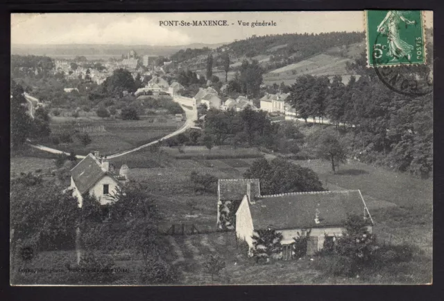 PONT SAINTE MAXENCE  oise CPA 60 vue générale