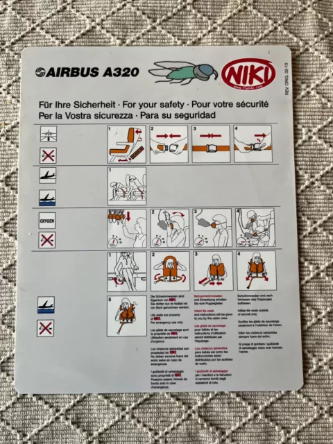 NIKI - A 320- Safety Card