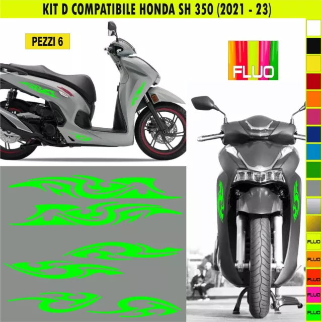 Grafica adesivi decal compatibili con HONDA SH350 SH 350 -KIT D vari colori 2070