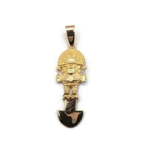 Peruvian pendant in 18k Solid Gold Tumi