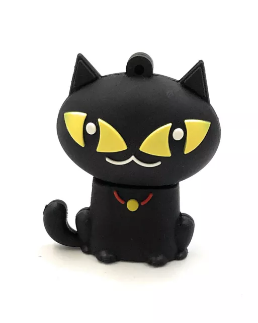 Chat en Noir Assis Mignon Funny Clé USB Div Capacité