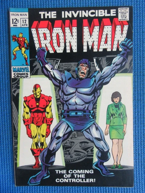 Invincible Iron Man # 12 - (Vf-) -Coming Of The Controller-1St App  Controller
