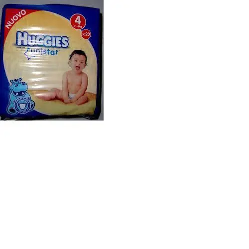 6X Huggies Pannolini Unistar Scegli Tu La Misura 2- 3 -4- 5- 6 Huggies