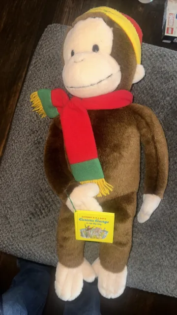 Macys Limited Edition 24" Curious George Plush Toy Stuffed Animal Book Tags 2001