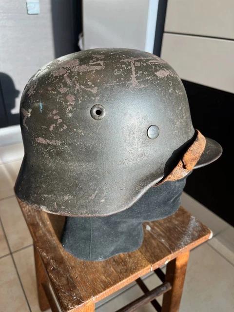 Ww2 german allemand casque helm marine 100% authentique