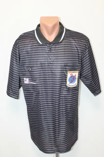 Vintage Netherlands Handball Referee Hummel Shirt Jersey Camiseta Black Size L