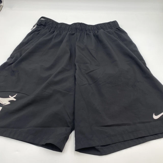 Nike Dri-Fit Bоys Size M Black Long Traning Shorts