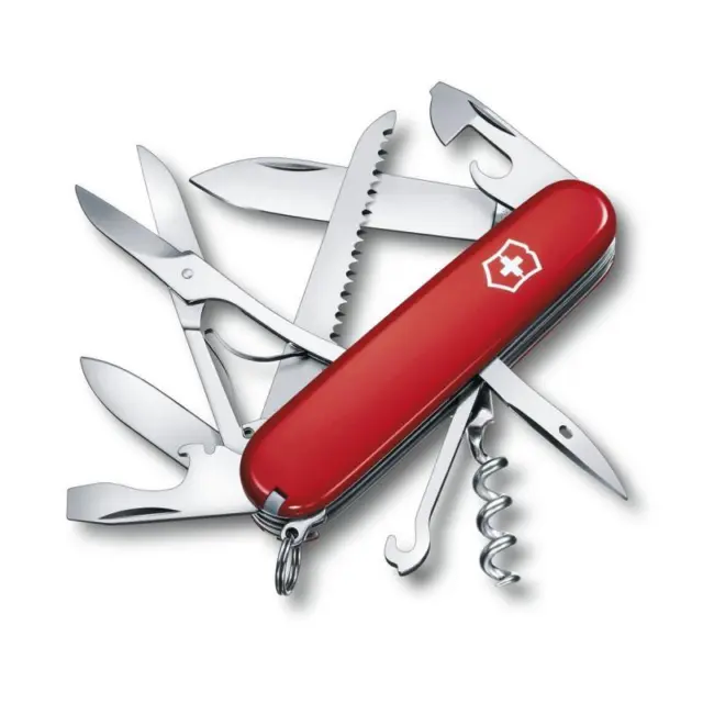 VICTORINOX Huntsman RED Pocket Swiss Army knife | 15 Functions