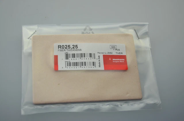 Manfrotto R025,25 Fiber Thickness Ersatzteil für Manfrotto 123 Neigegelenk
