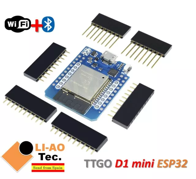 ESP32 WiFi + Bluetooth ESP8266 ESP-32 Module Compatible with Wemos D1 Mini