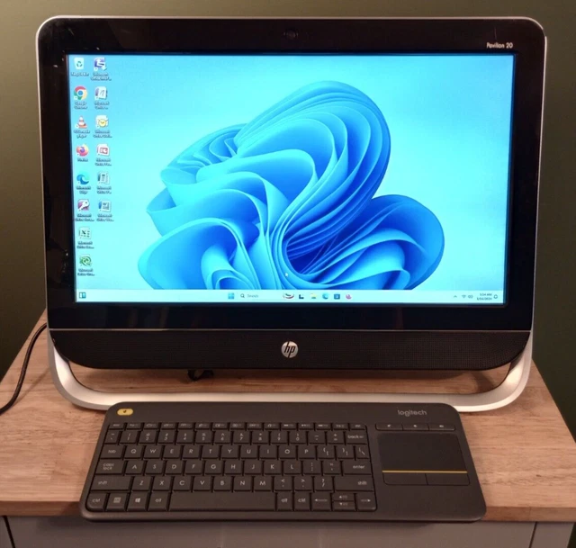 HP PAVILION 20 All In One AIO b323w Media PC w Wireless Keyboard