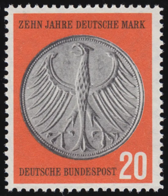 291I Deutsche Mark mit PLF I weißer Fleck und schwarzer Strich, Feld 2, **