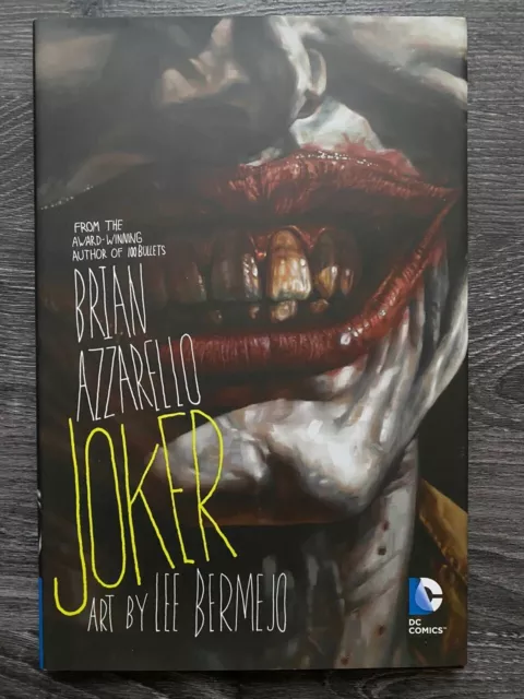 DC Comics JOKER Graphic Novel US HARDCOVER Batman Brian Azzarello (100 Bullets)