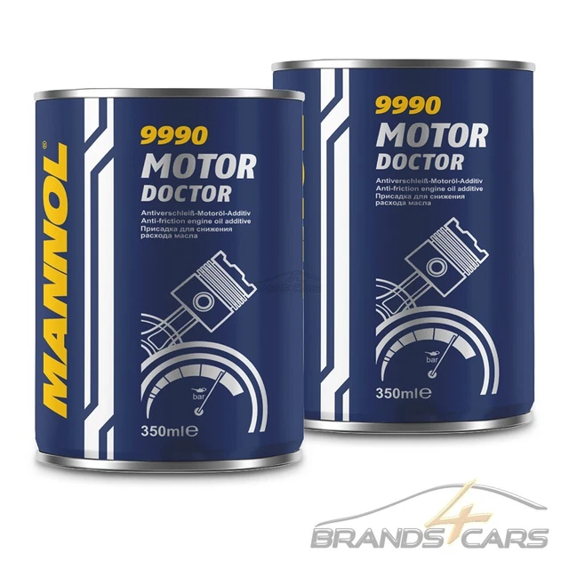 2x 350ml MANNOL MOTORE DOCTOR OLIO MOTORE ANTI ATTRITO ADDITIVO