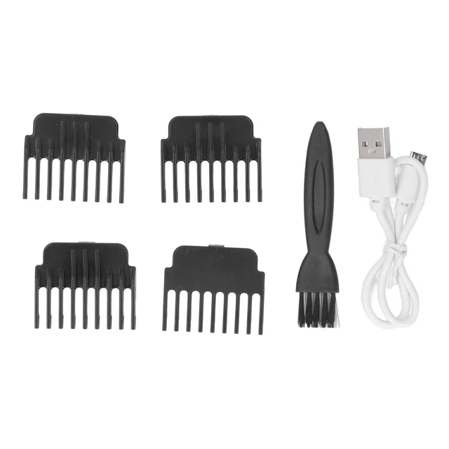 (Metallic Gold Pattern) T Blade Hair Clipper Professional USB Charging