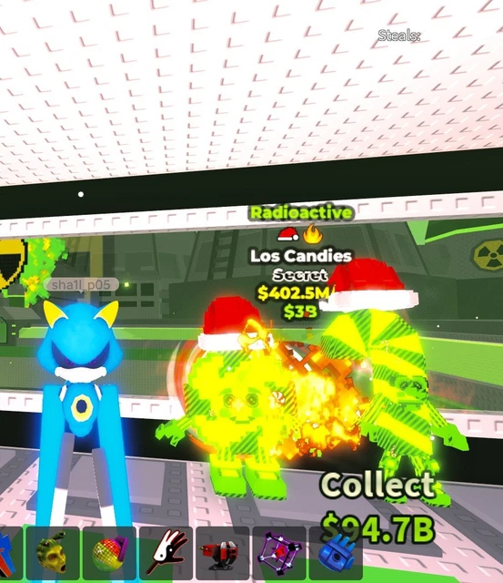 STEAL A BRAINROT | NEW Radioactive Los Candies + OP Traits | 402.5M/s £ ...