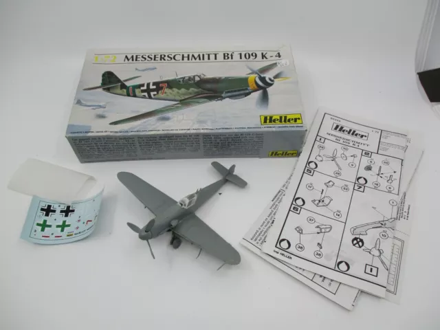 AT628 HELLER 80229 1/72 Maquette montée avion Messerschmitt Bf 109 K-4 allemand