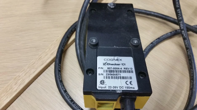 Cognex 807-0004-4 Checker 101 Ingresso 22-26v DC 150ma Rev D 2