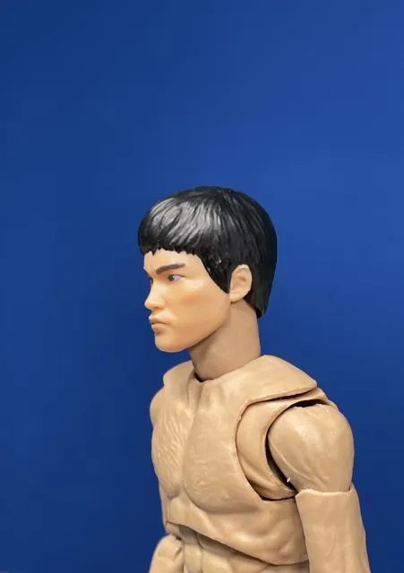 Bruce Lee Head Sculpt 1/12 For Notaman Action Figure- Head Only- For Custom