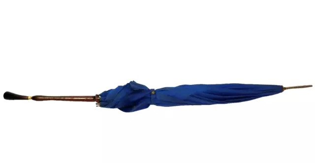 Vintage Polan Katz PK Umbrella Blue, Made of Dupont Nylon