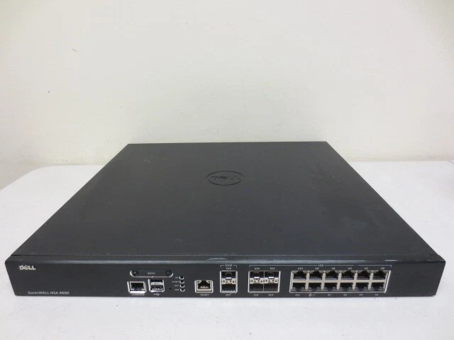 SonicWALL NSA 4600 Network Security Appliance Firewall - 1RK26-0A3 SonicWALL NSA 4600 Network Security Appliance Firewall - 1RK26-0A3