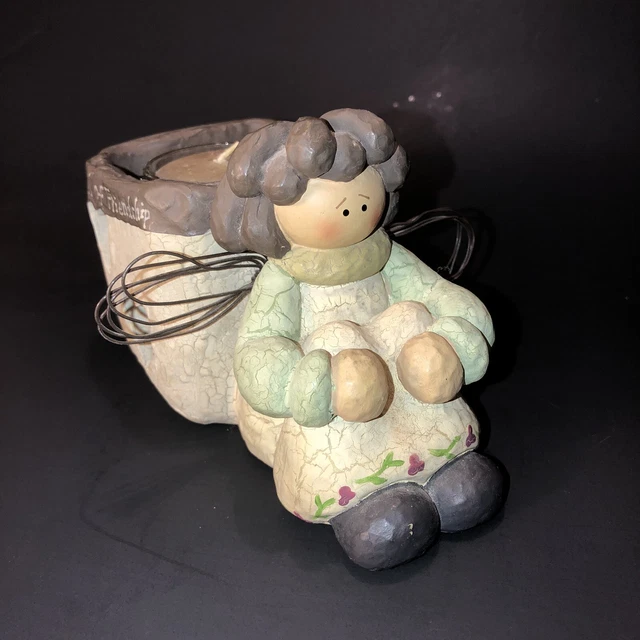 Crazy Mountain Exclusive Design "Angel of Friendship Figurine Candle Holder