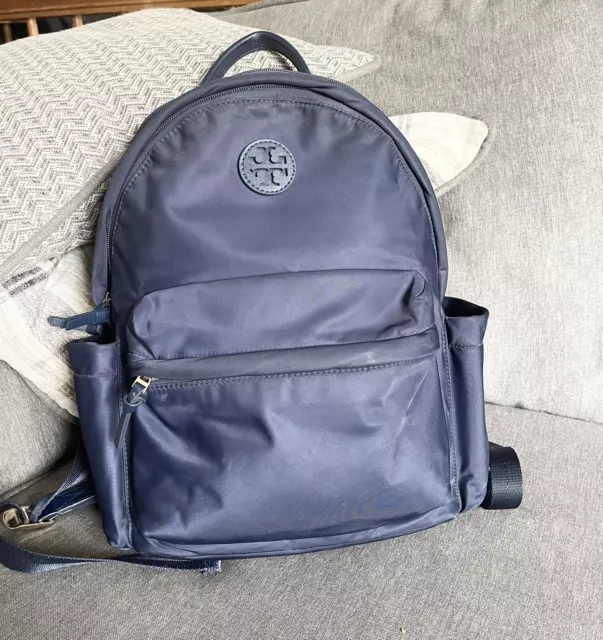 Tory Burch Navy Blue Backpack