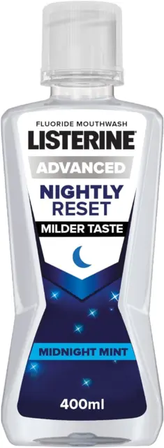 Enjuague bucal Listerine Nightly Reset, 400 ml