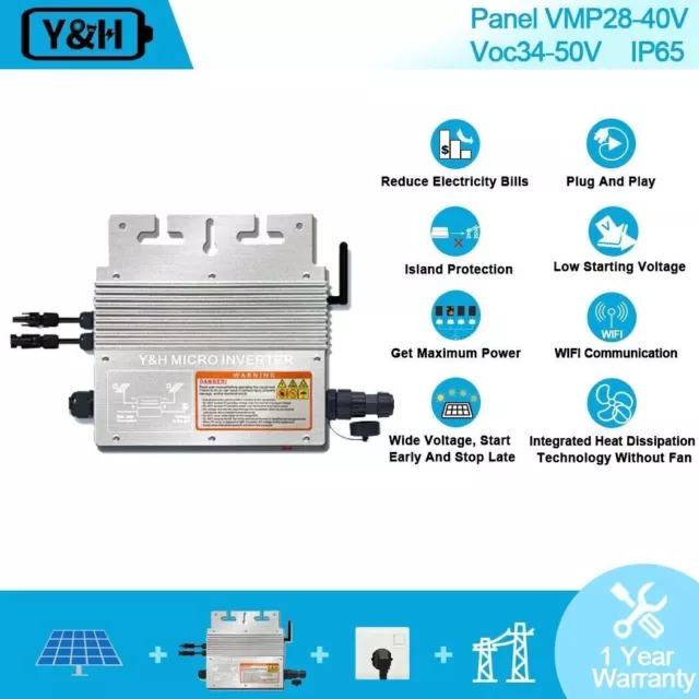 Onduleur solaire MPPT à onde sinusoïdale pure pour centrale électrique de...