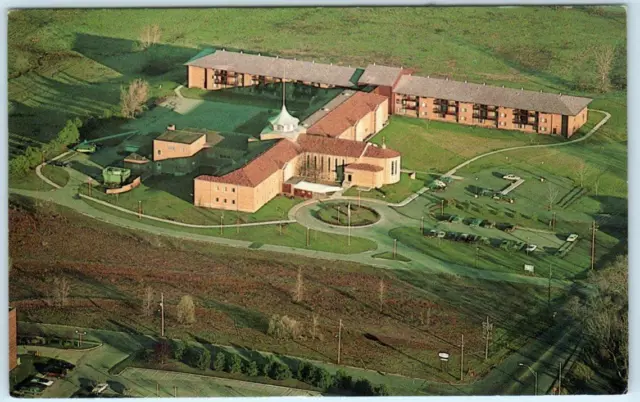 OMAHA, Nebraska  NE  Aerial View  NEW CASSEL RETIREMENT CENTER  Postcard