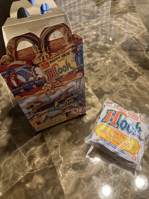 Vintage Antique Authentic Original 1991 McDonald’s Happy Meal Box + Peter Pan