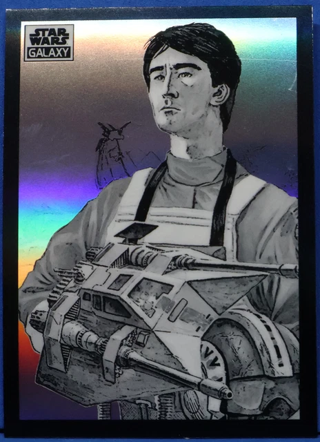 2022 Topps Chrome Star Wars Galaxy  Wedge Antilles Sketch Card Variation #BV-99