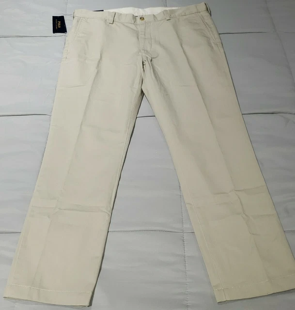 Polo Ralph Lauren Slim Fit Flat Front Chino Pants Mens Size 36 X 34 NWT