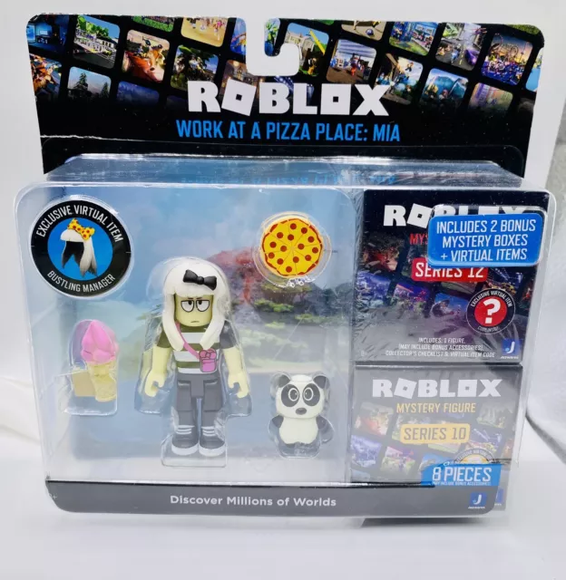 ROBLOX ACTION FIGURE WORK PIZZA PLACE MIA Series 10 12 Mystery Box 3