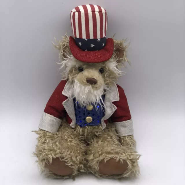First & Main 13” Plush Sammy The Patriotic Bear Item No: 51374